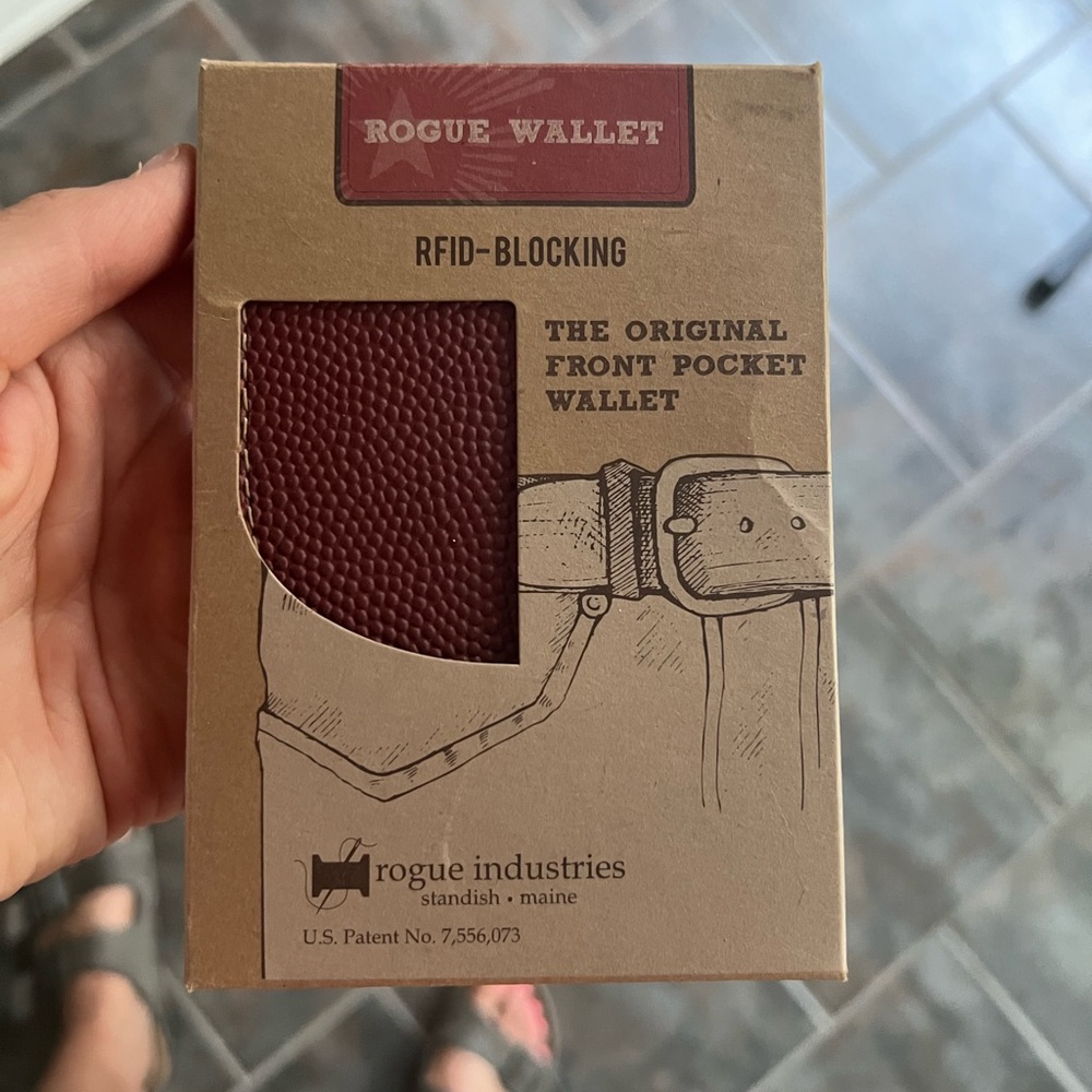 Brown RFID-Blocking Wallet